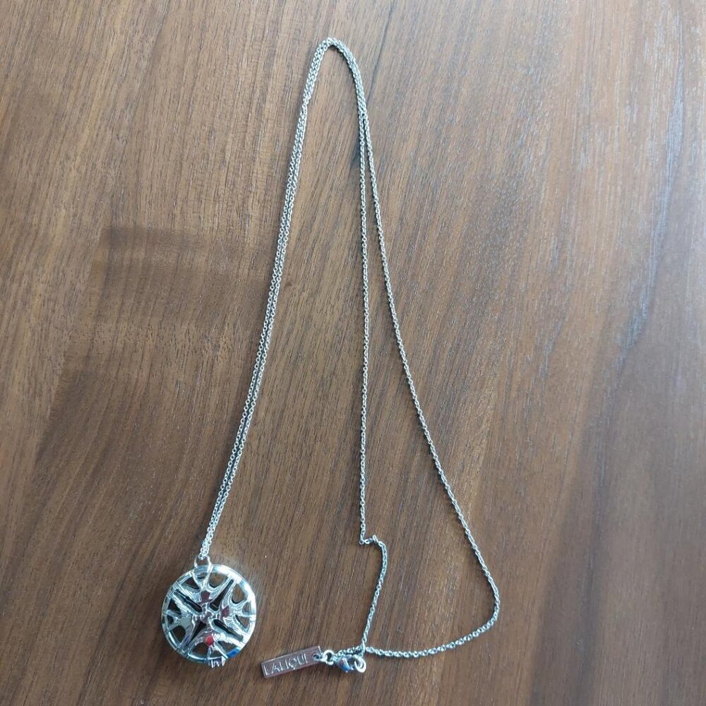 Lalique Silver Aromatherapy Necklace